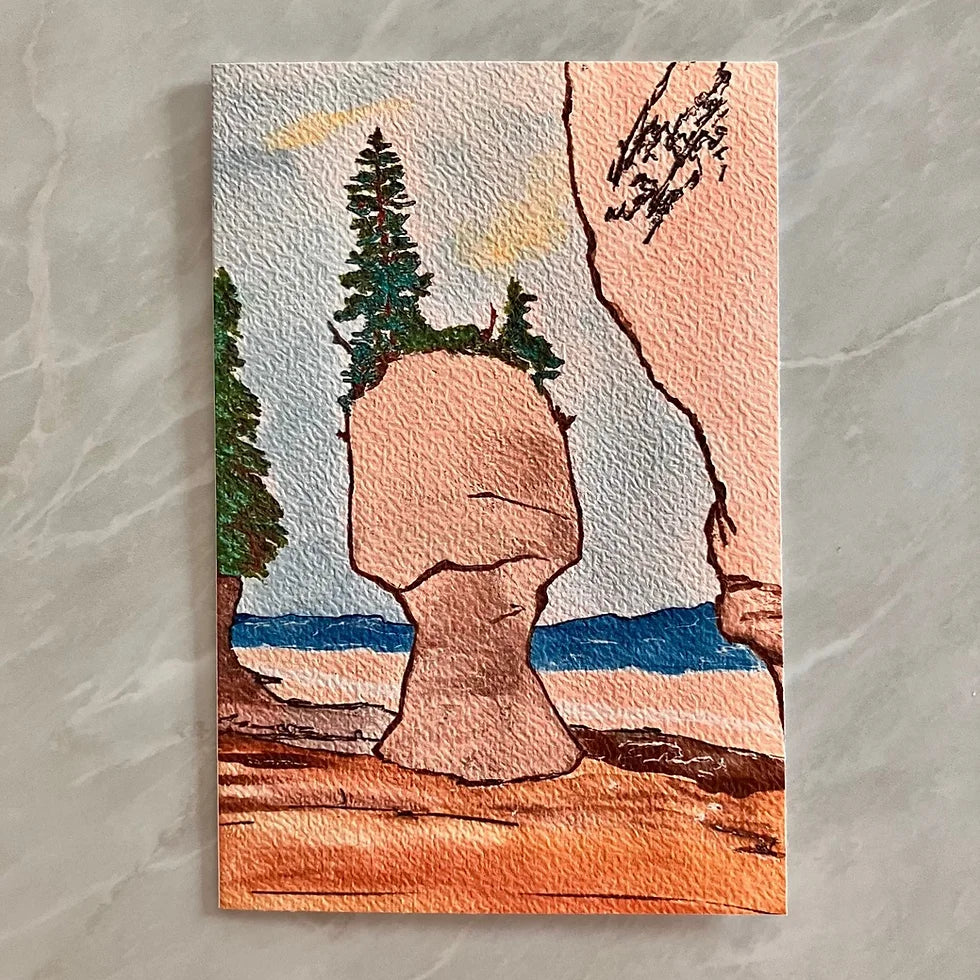 Hopewell Rocks Card | Cinnamon Soul Cafe
