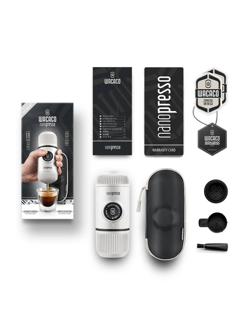 White Nanopresso kit | cinnamon soul cafe